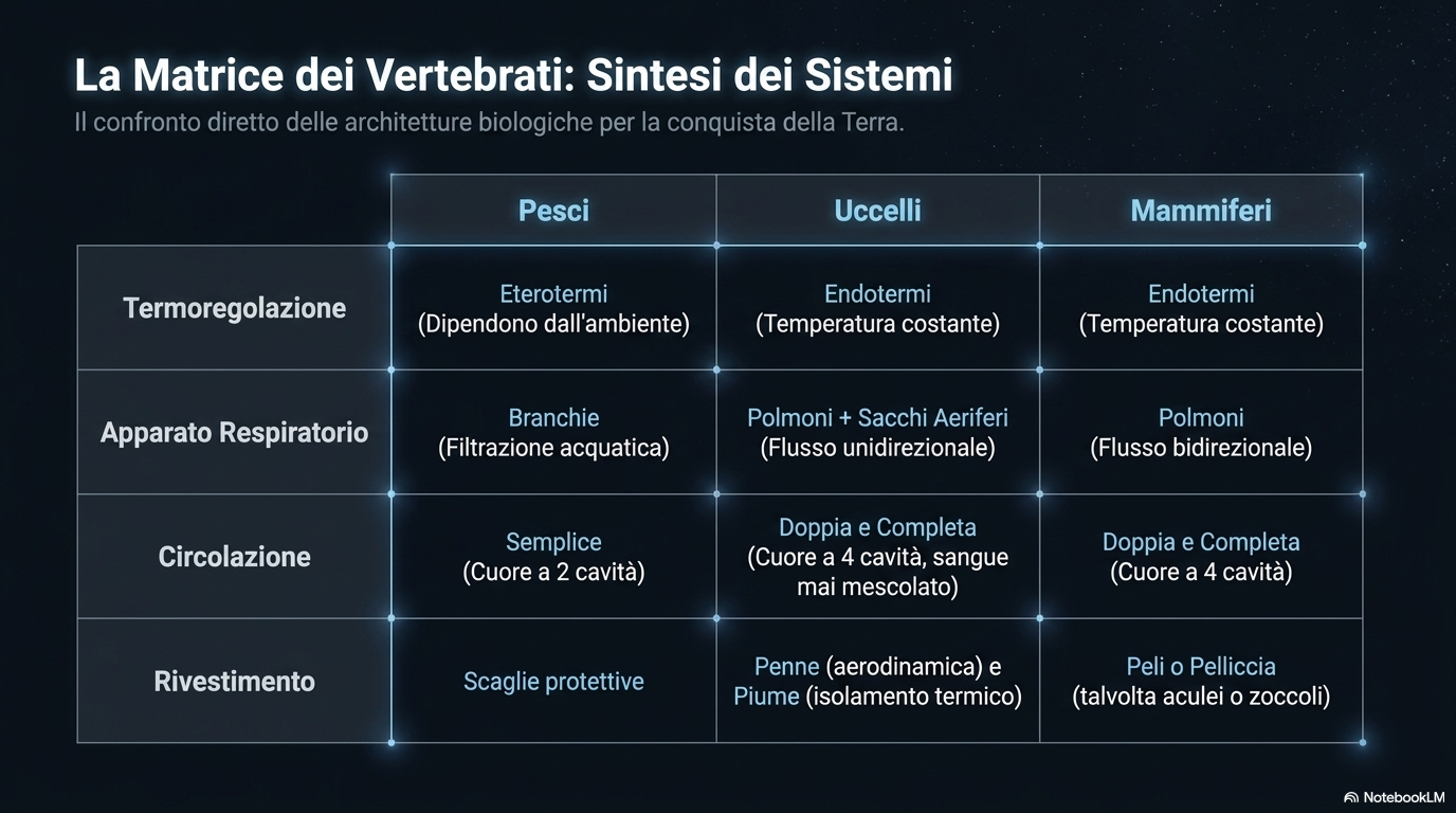 Matrice dei vertebrati